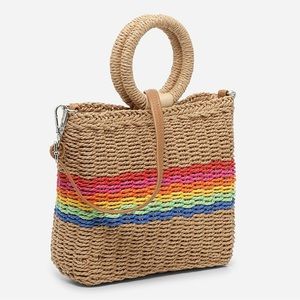 Crown Vintage Rainbow Ring Satchel - NWT